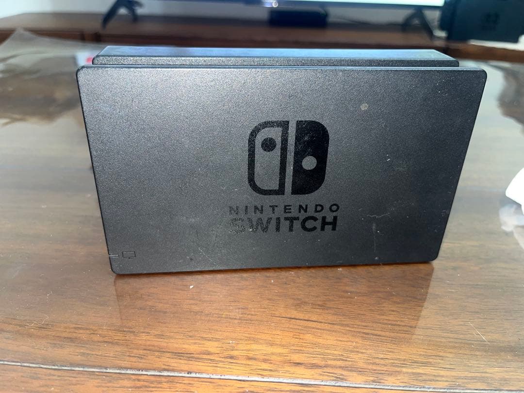 ジャンク】Nintendo Switch通常モデル 付属品一式 クリアカバー付