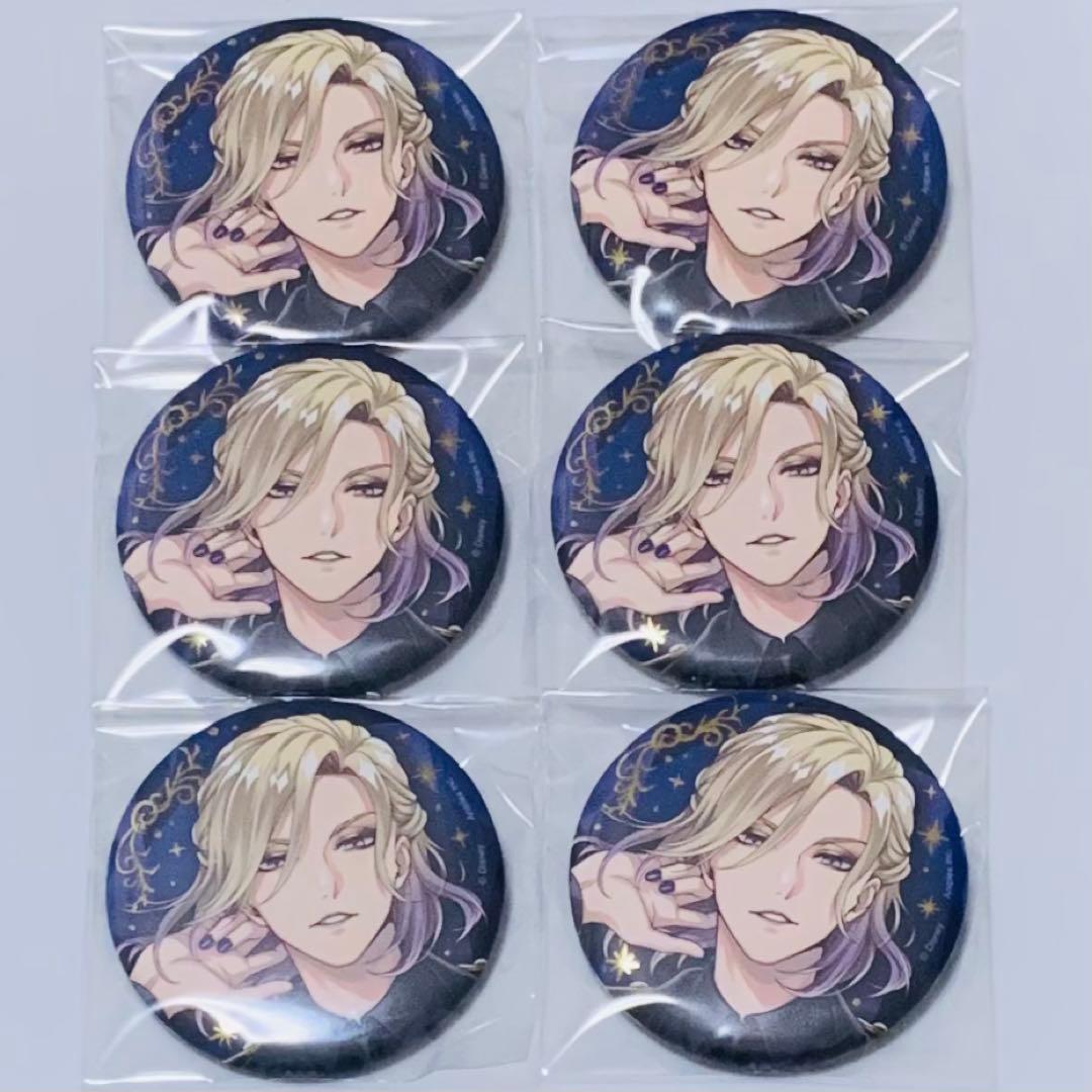 ツイステ ヴィル 缶バッジ ブレイジングジュエル 5周年 ツイステ展