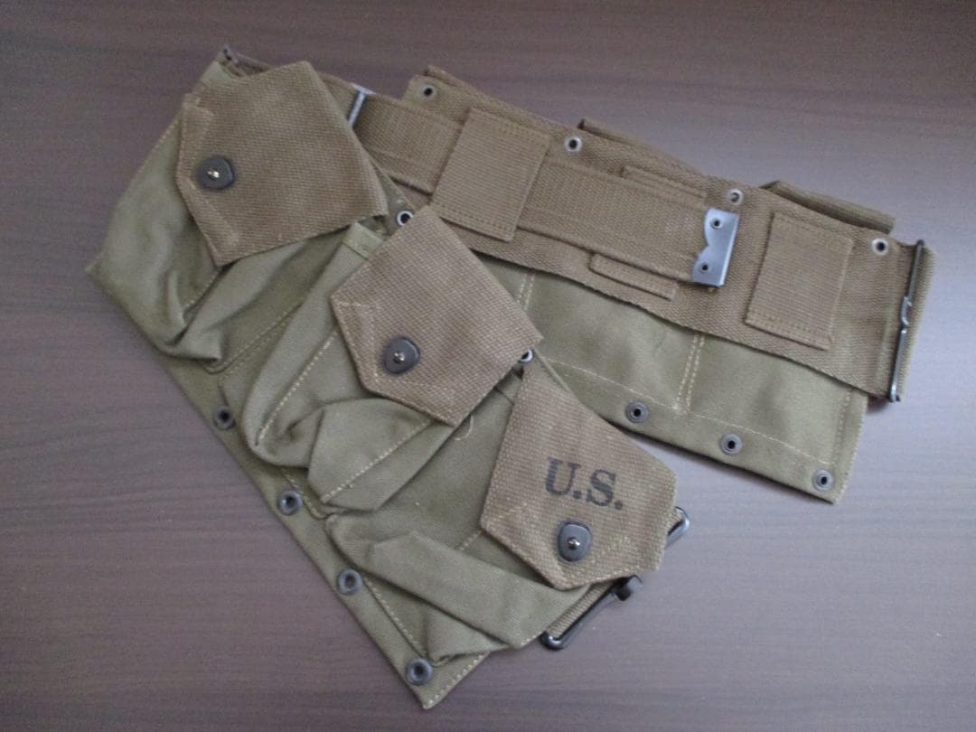 新品 レプリカ OD色 米軍 M1937 ブローニング BAR ピストルベルト