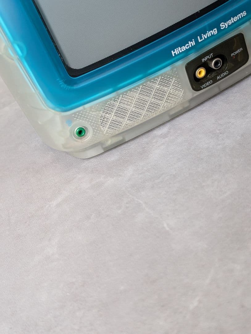 90's y2kデザイン HITACHI スケルトン TV ヴィンテージ