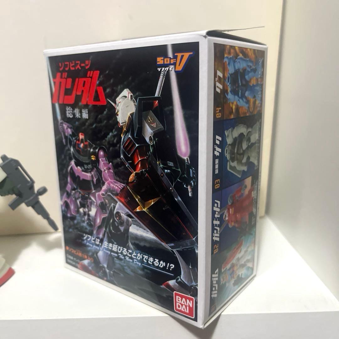 バンダイ製 ソフビスーツ 機動戦士ガンダム 総集編 ソフビ フィギュア