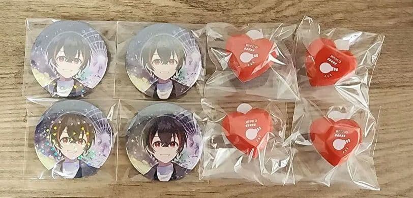 カラフルピーチ 東武動物公園コラボ 缶バッジ& ゆあんくんリングライト