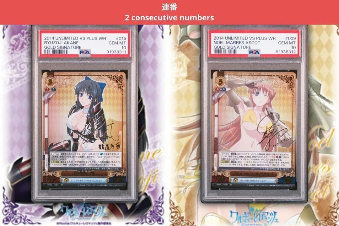 アンリミテッドヴァーサス 龍造茜 ノエル・マーレスアスコット サイン