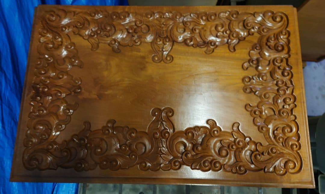 アンティーク家具 アジアン家具 高級手彫り家具 軽井沢彫の通販はau