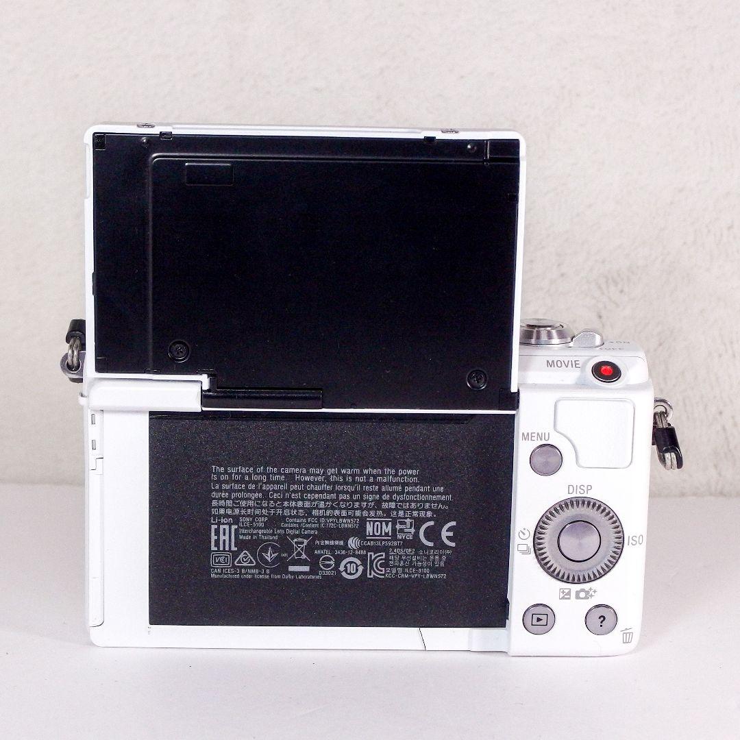 極上完動美品 SONY α5100 ILCE-5100 ホワイト ボディ