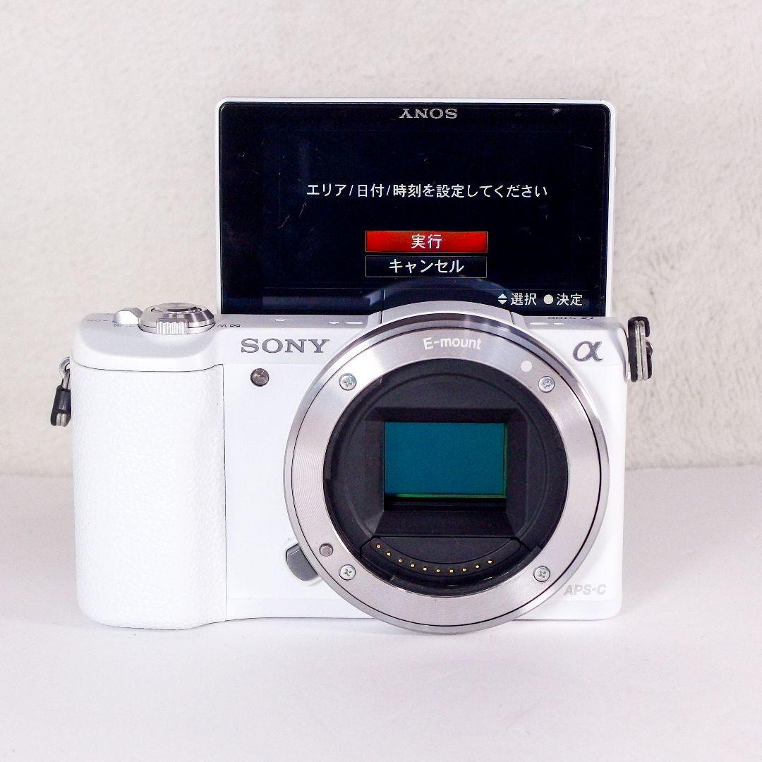 極上完動美品 SONY α5100 ILCE-5100 ホワイト ボディ