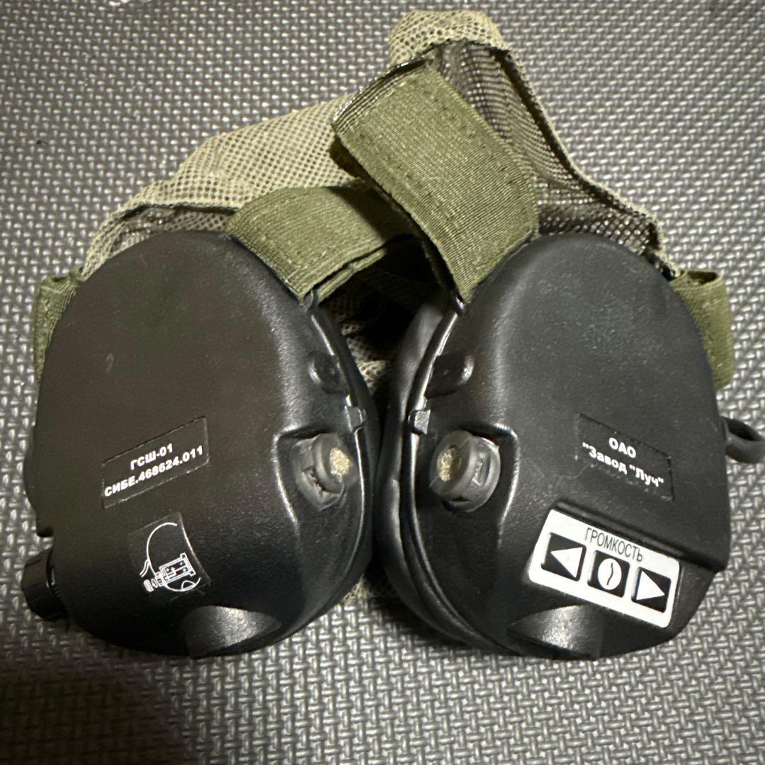 ロシア軍 実物 6M2 イヤーマフ 初期型 ロシア軍 実物 6M2 イヤーマフ 初期型
