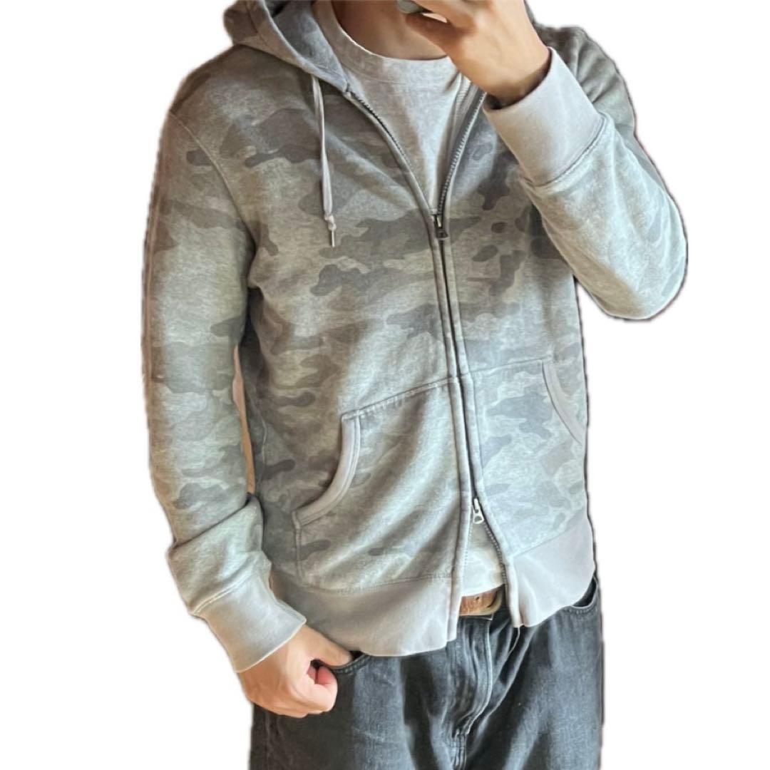 00s OLD UNIQLO 迷彩 サーマル ジップパーカーダブルジップ Y2K - メルカリ
