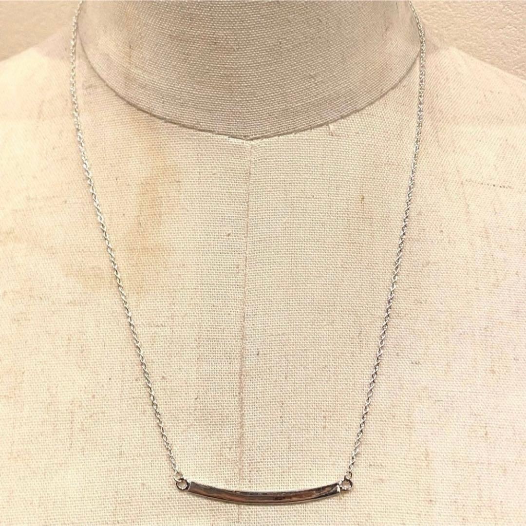 SILVER925 NARROW ID PLATE NECKLACE /シルバー