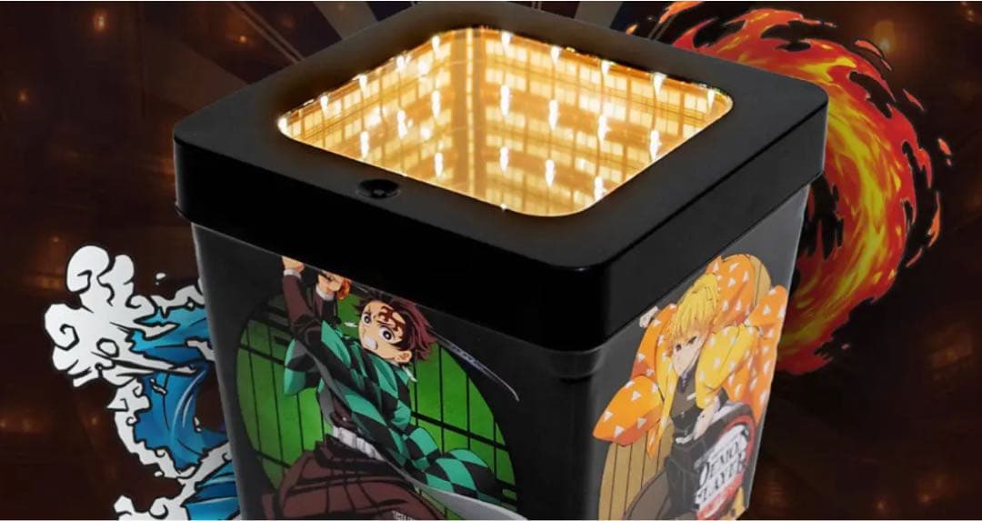 鬼滅の刃 無限城編 海外限定 光るポップコーンボックス缶 - メルカリ