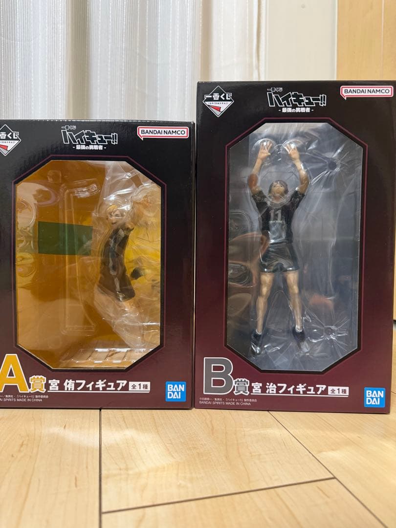 • A賞：宮侑 フィギュア • B賞：宮治 フィギュア 一番くじ ハイキュー 最強の挑戦者 フィギュア セット A賞 B賞 宮侑