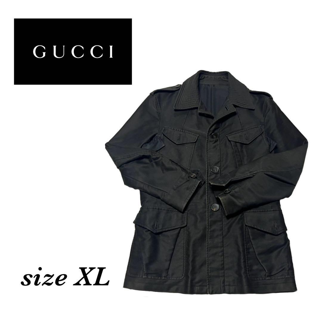 GUCCI メンズ アウター ジャケットsize46 GUCCI】グッチ『ライトマットナイロンボンバージャケット size46