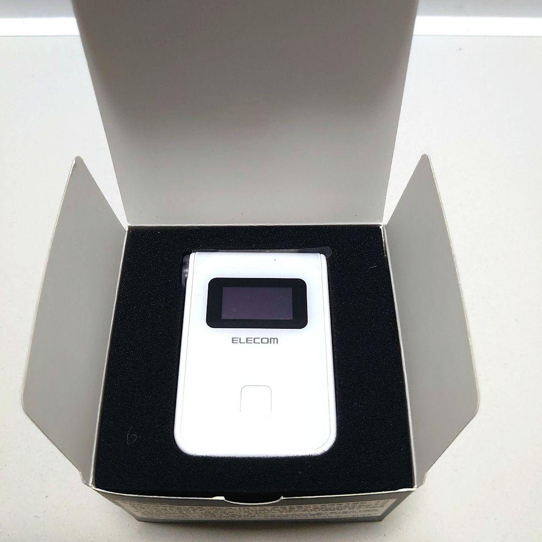 (ELECOM)アルコールチェッカー HCS-AC03BTWH新品未使用品 ELECOM（エレコム） HCS-AC03BTWH 燃料電池式アルコールチェッカー