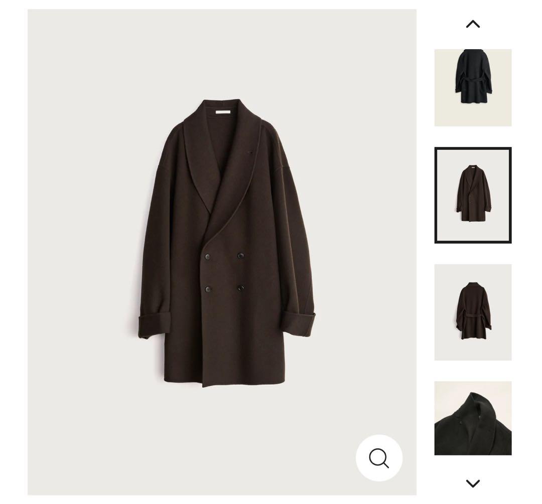 ENOF イナフ wool rever half coat ブラウン 02 - メルカリ