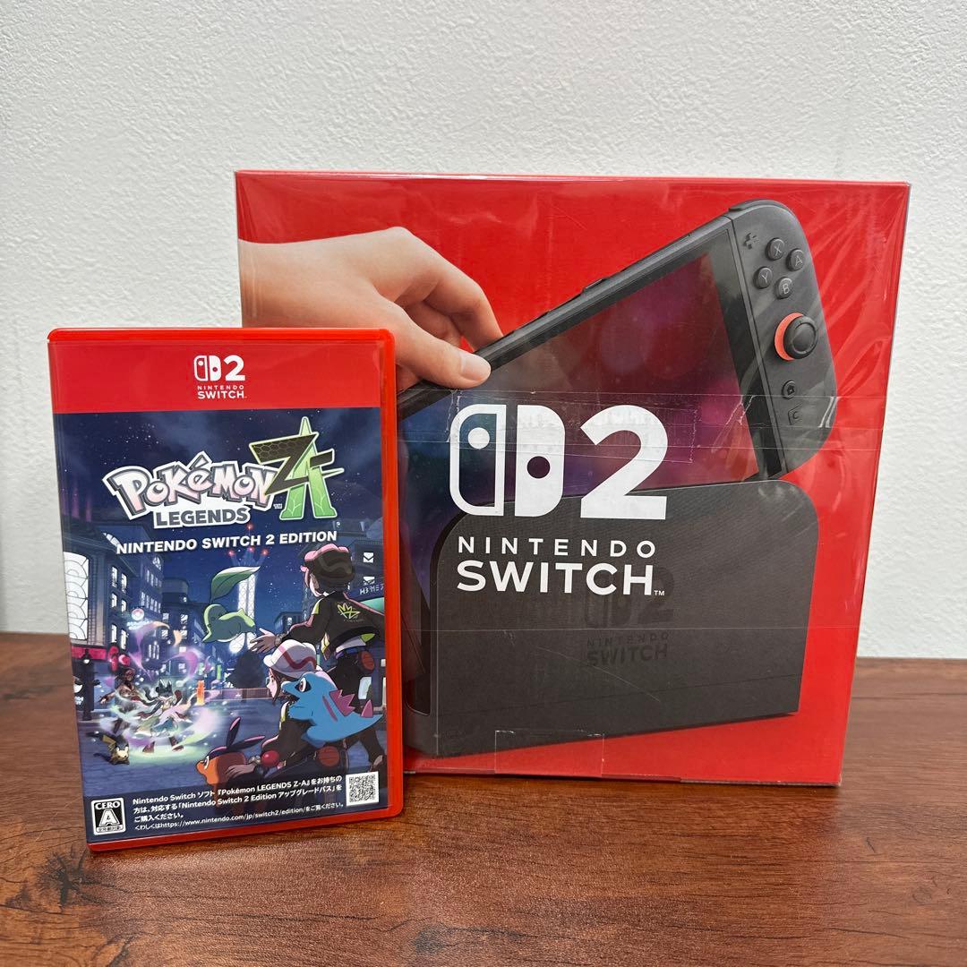 ★新品未使用★Switch2本体＋ポケモンZ ソフト付 Nintendo Switch 2（日本語・国内専用） Pokémon LEGENDS Z-A Nintendo