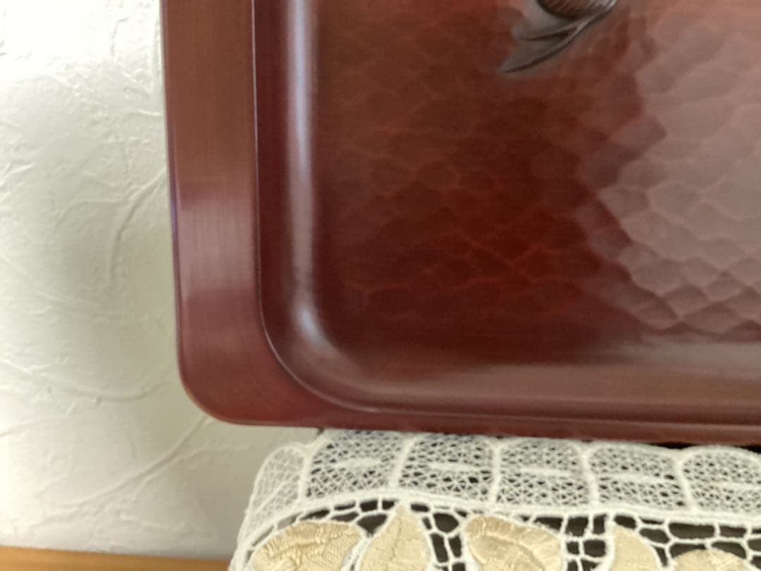 鎌倉彫 八勝堂 角型盆 伝統工芸品 - メルカリ