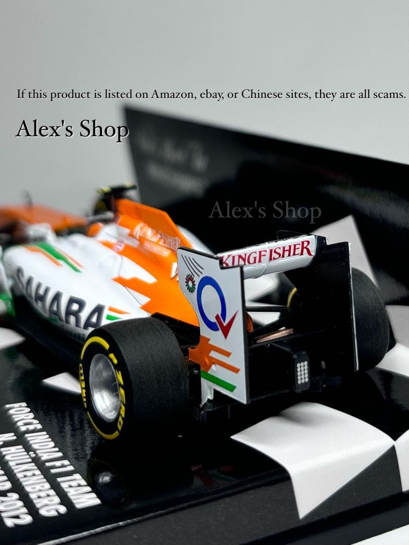 レア504台限定モデル ミニチャンプス フォースインディア F1 TEAM