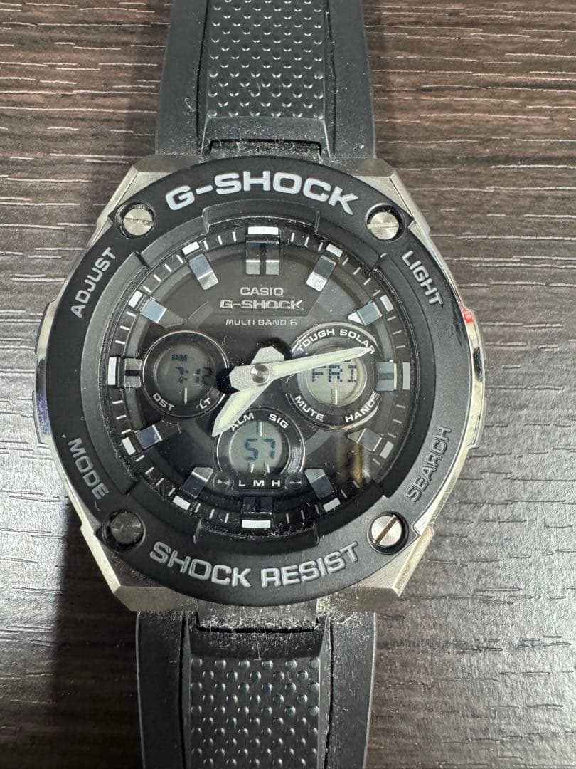 シビ丸。G-SHOCK GST-W300 電波ソーラー マルチバンド6 GST-W300-1AJF | CASIO
