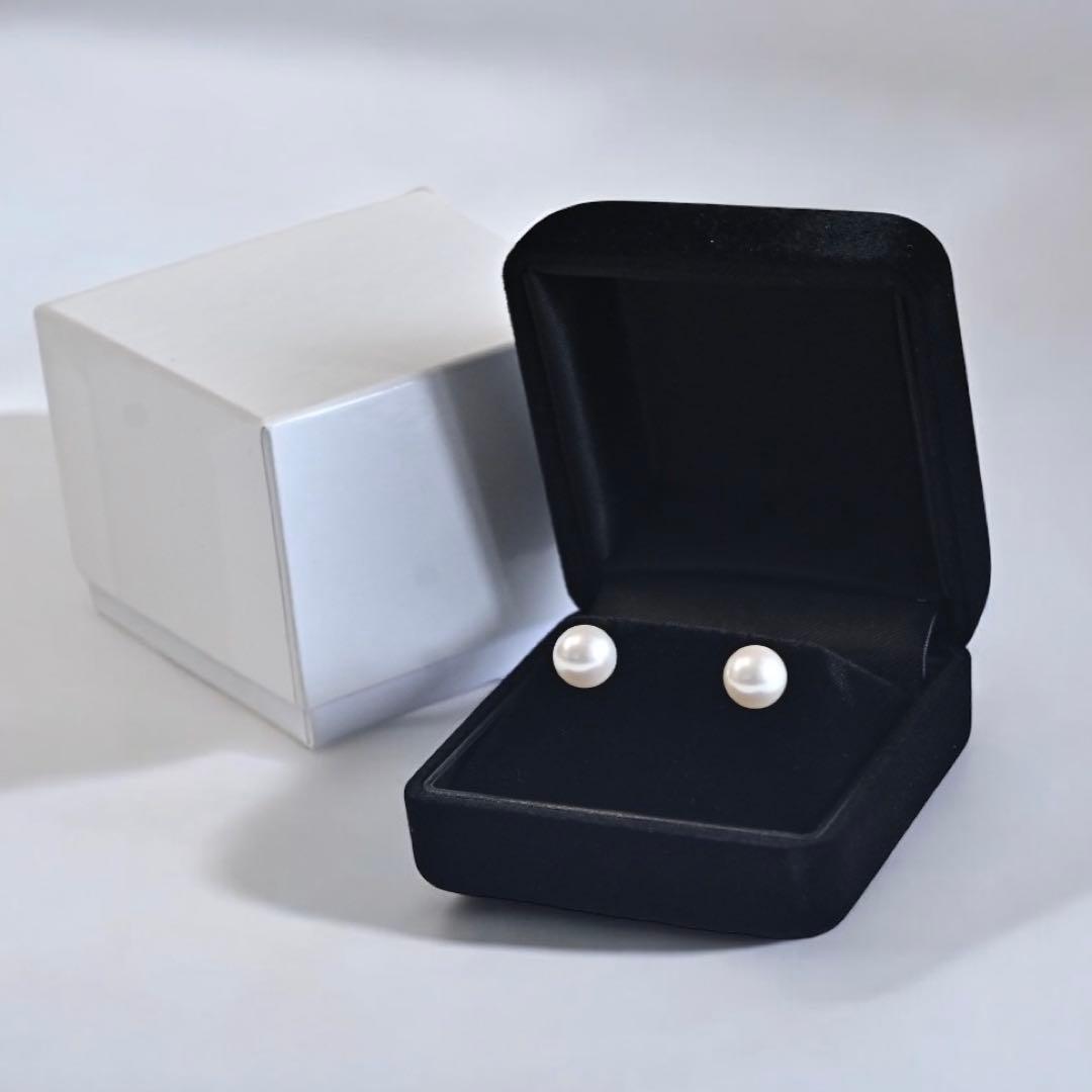 花珠級】タサキ K18 アコヤ パール 本真珠 ピアス 7mm 田崎真珠 - メルカリ