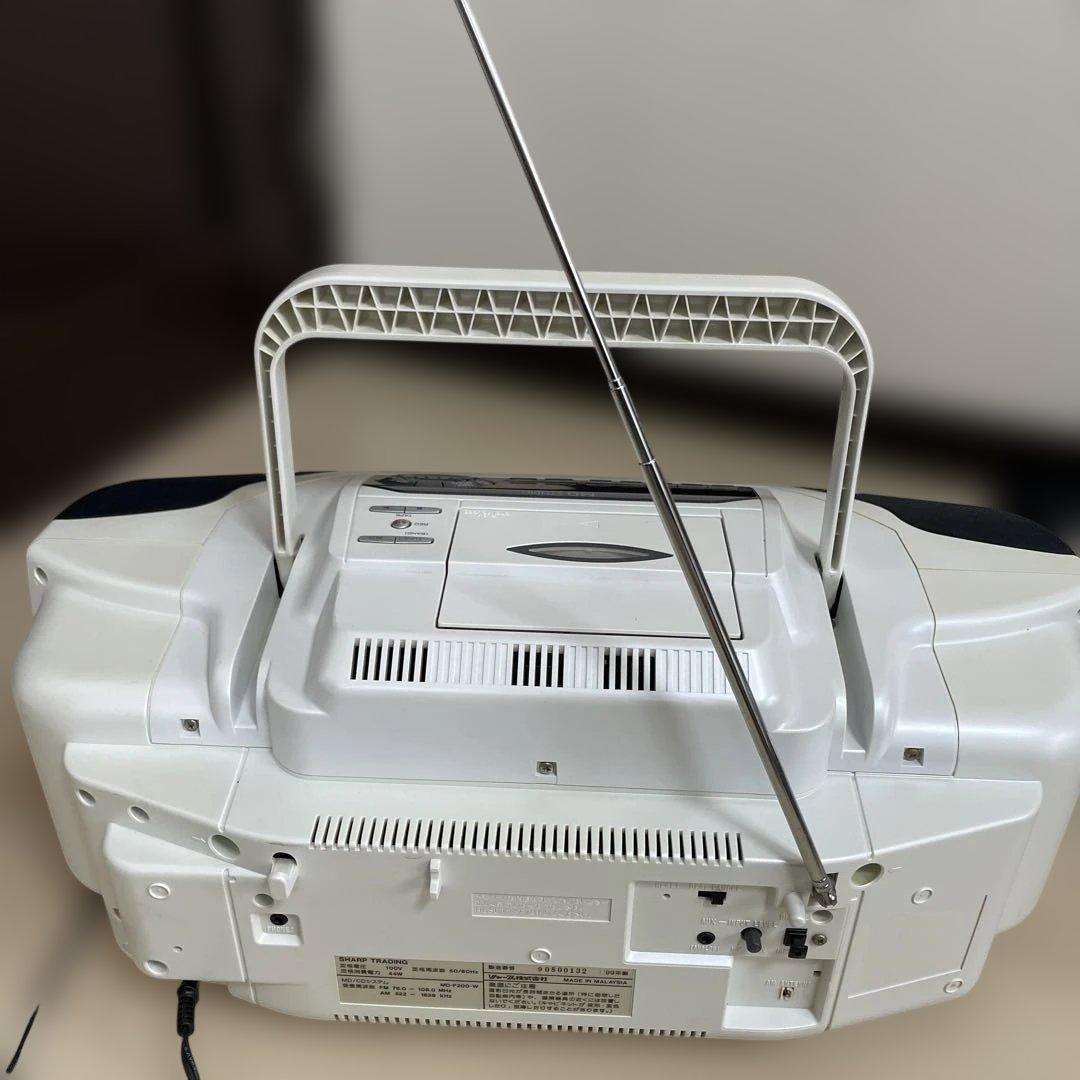 シャープ　MD-F200 MD CD カセットテープ　ダブルMD 再生確認済み