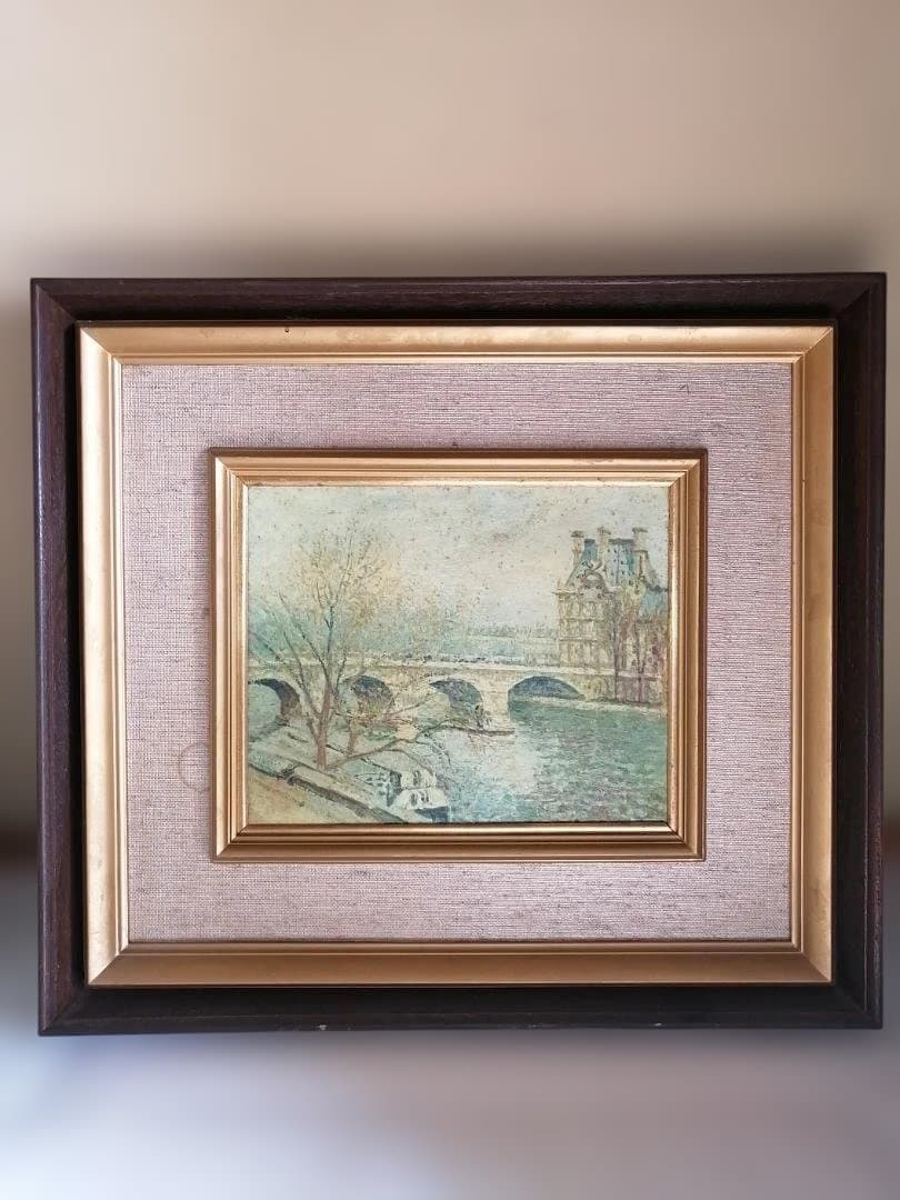 複製画 カミーユ・ピサロ「ポン・ロワイヤルとパヴィヨン・ド