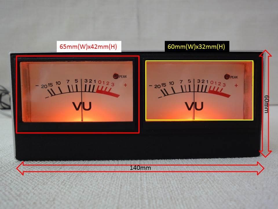 自作ステレオVUメーター204号機(TEACピーク表示機能LED付) - メルカリ