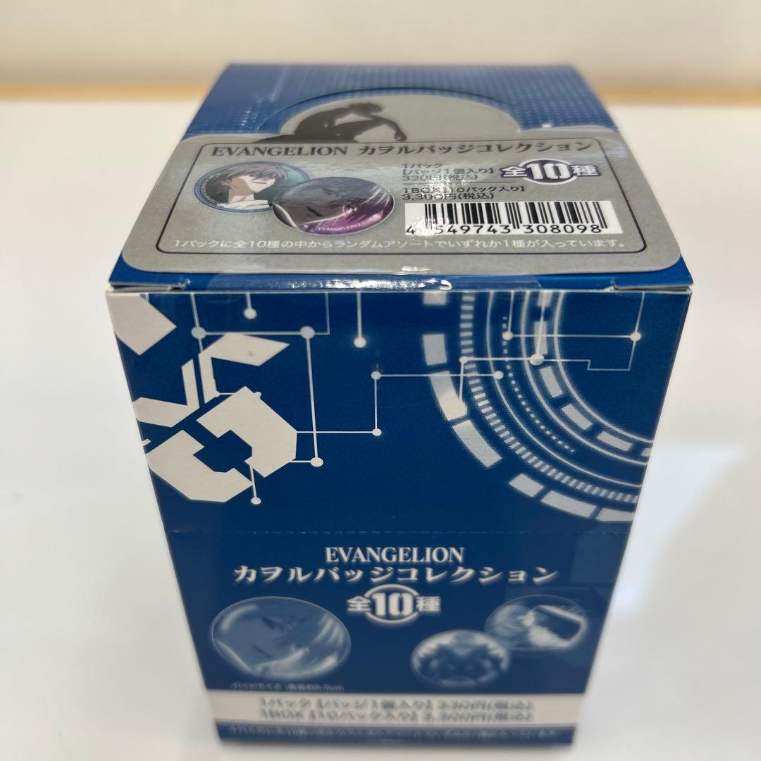 EVA STORE オリジナルアスカ、カヲル缶バッジBOX+タロットカード
