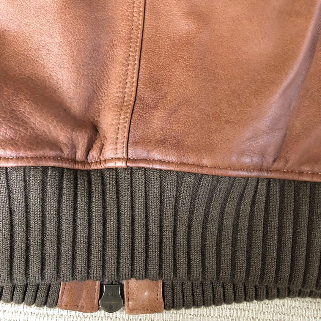 iNCERTUS UNITED ARROWS 牛革 レザージャケット ブルゾン - メルカリ