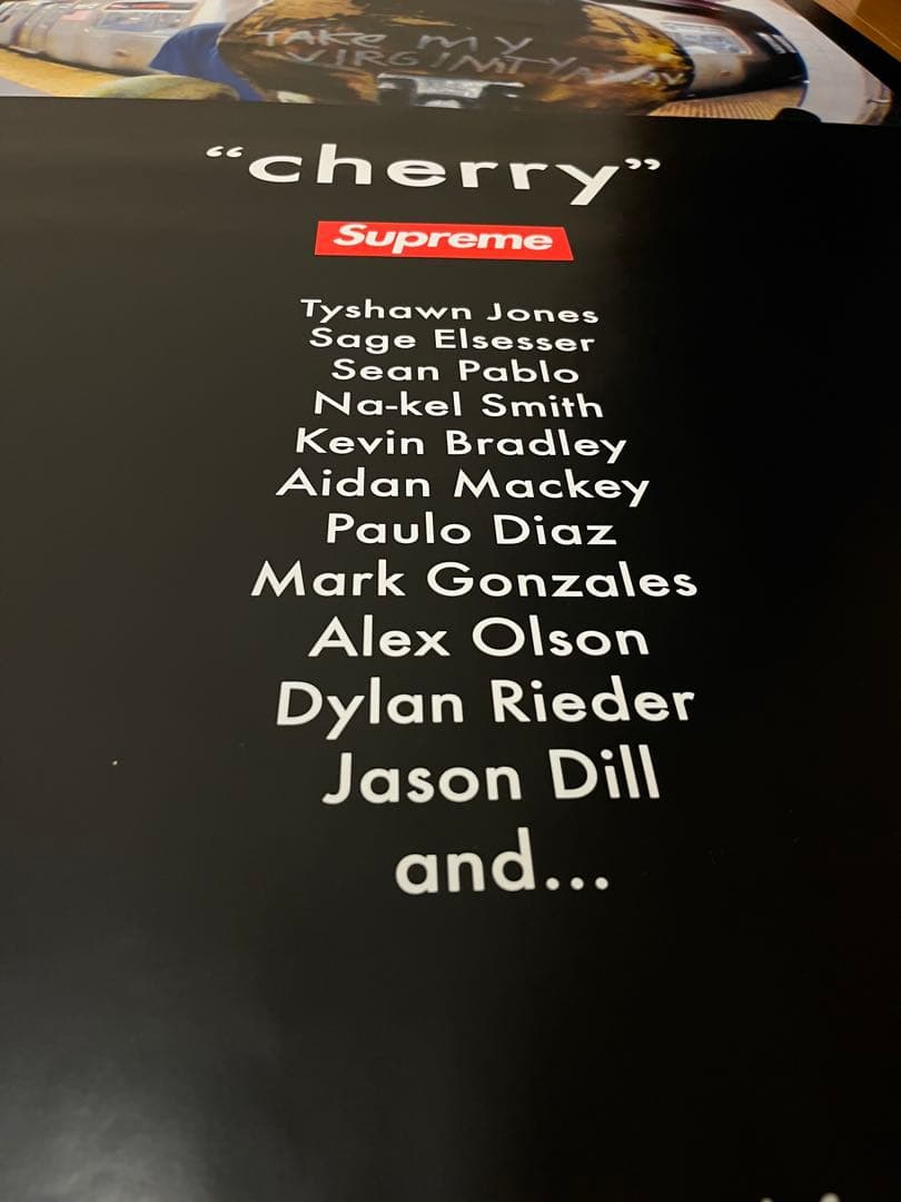 Supreme “Cherry” ポスター 未使用品