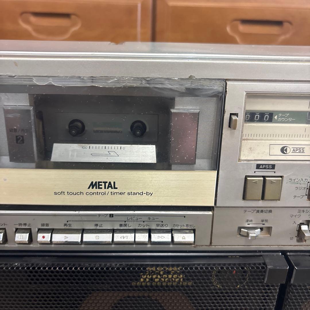 SHARP GF-909 ラジカセ シルバー