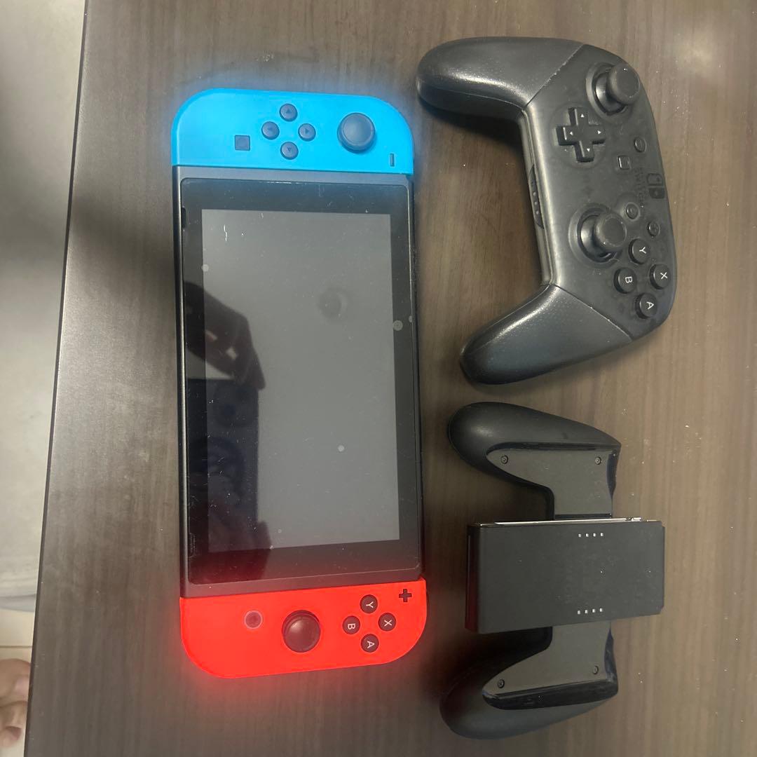 Nintendo Switch赤青Joy-Con 本体ドックプロコントローラー 楽天市場】任天堂スイッチ コントローラ 青 赤の通販