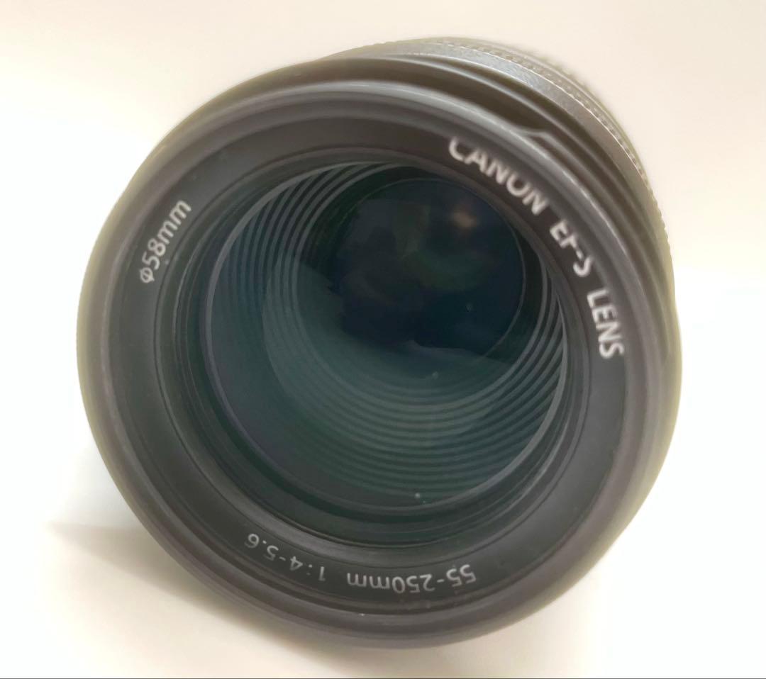 値下げ❗️Canonキャノン EFS55-250mm望遠レンズ 作動確認済み