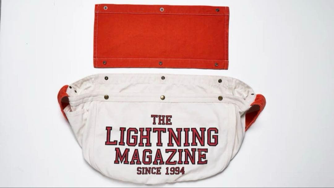 最終価格 限定品 完売品 ライトニングマガジン ニュースペーパーバッグ Lightning × California Sportswear ニュースペーパーバッグ