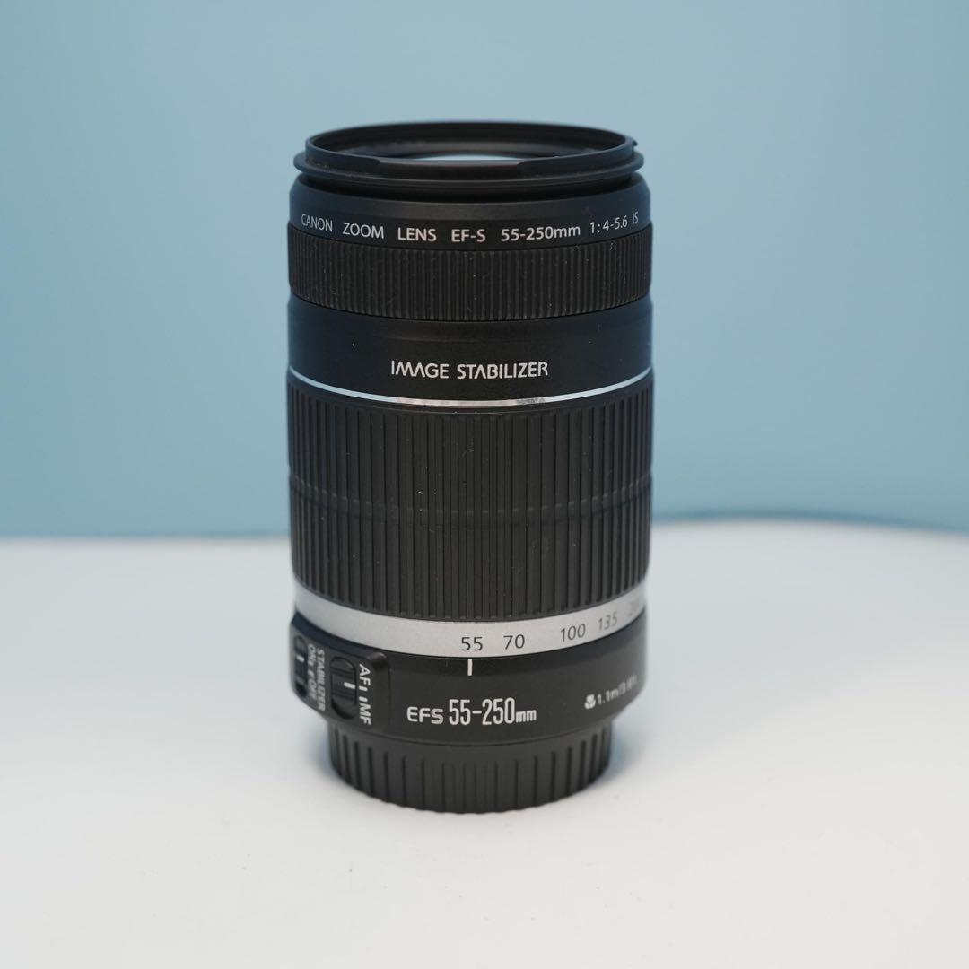 Canon純正 EF-S 55-250mm 望遠レンズ 美品 a4268