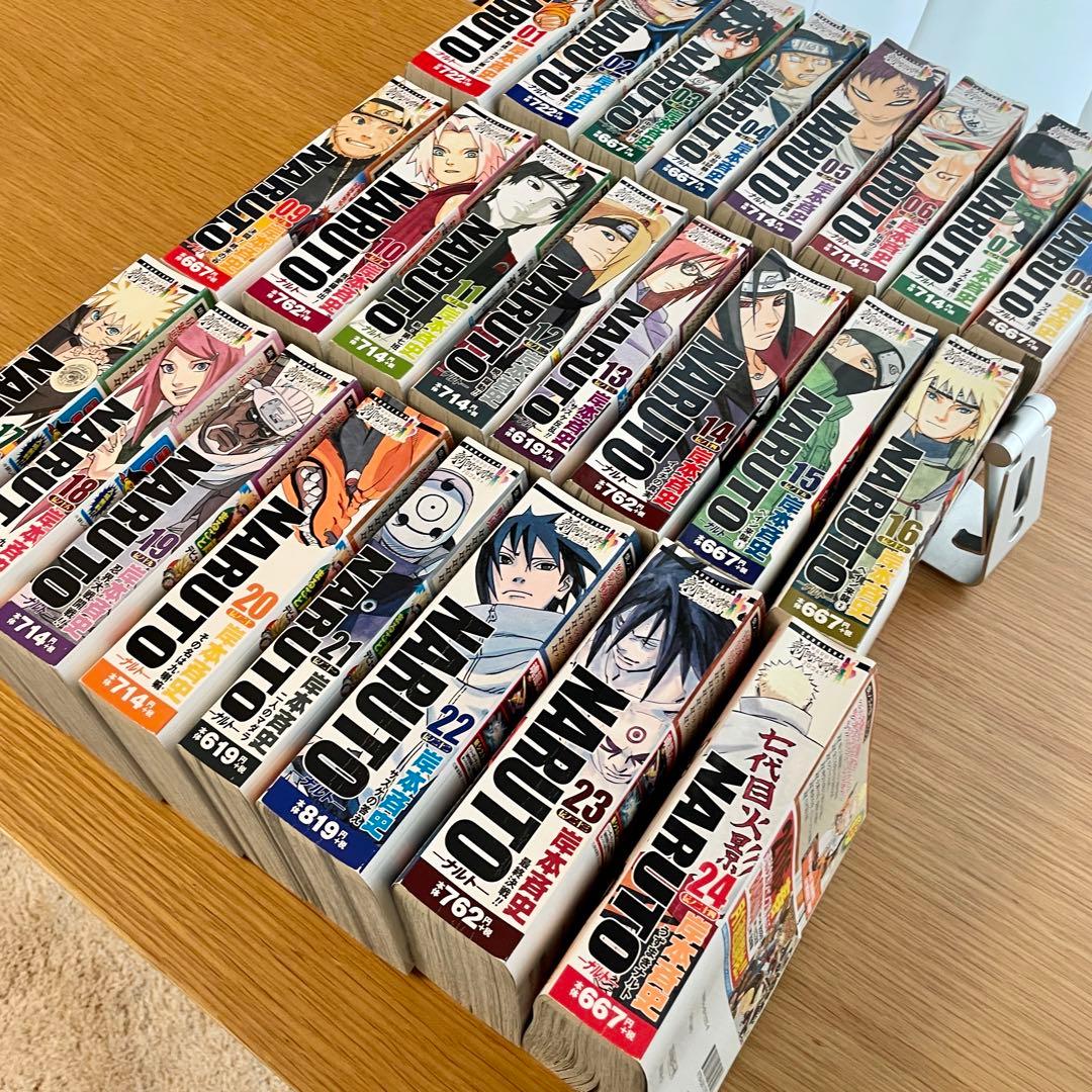NARUTO ナルト 全24巻セット(コンビニ版) 岸本斉史 - メルカリ