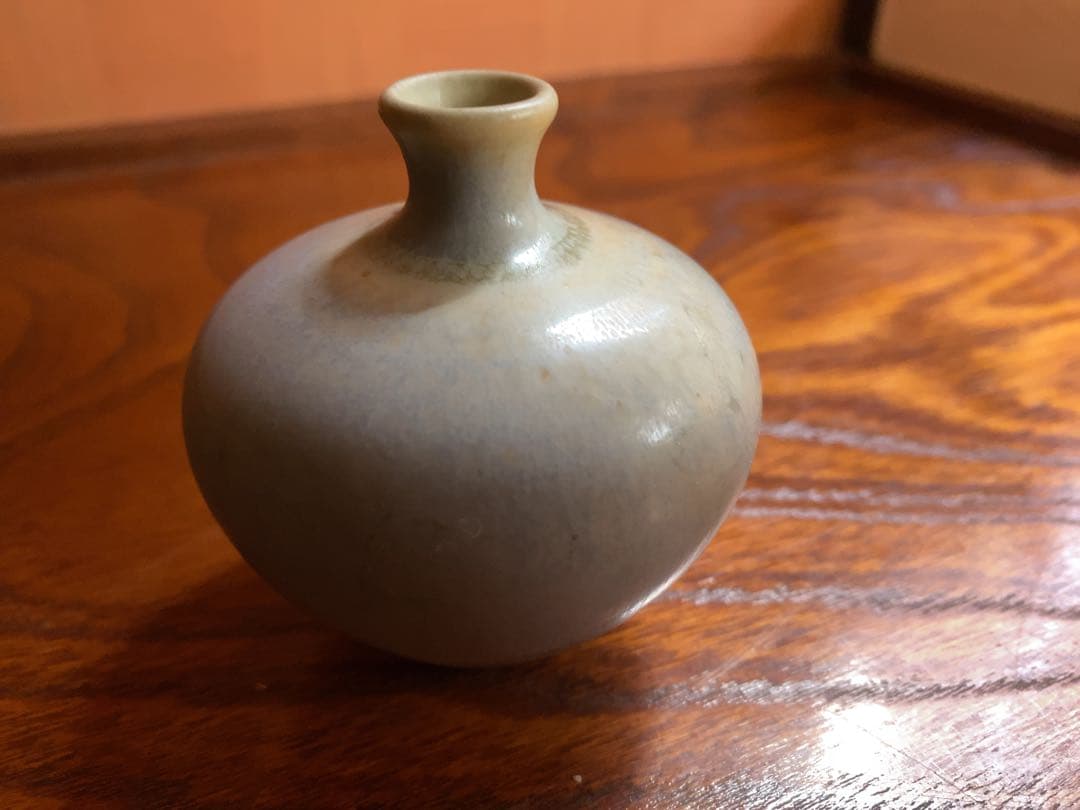 極上優美Berndt Friberg釉薬美し《一輪花挿》（検ベルントフリーベリ