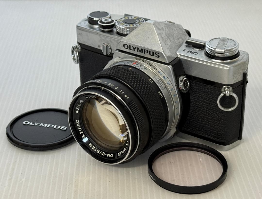 オリンパス OM-1+標準レンズG.ZUIKO Auto-S F1.4 50mm OLYMPUS G.ZUIKO AUTO-S 50mm F1.4 － オリンパス GズイコーAUTO-S