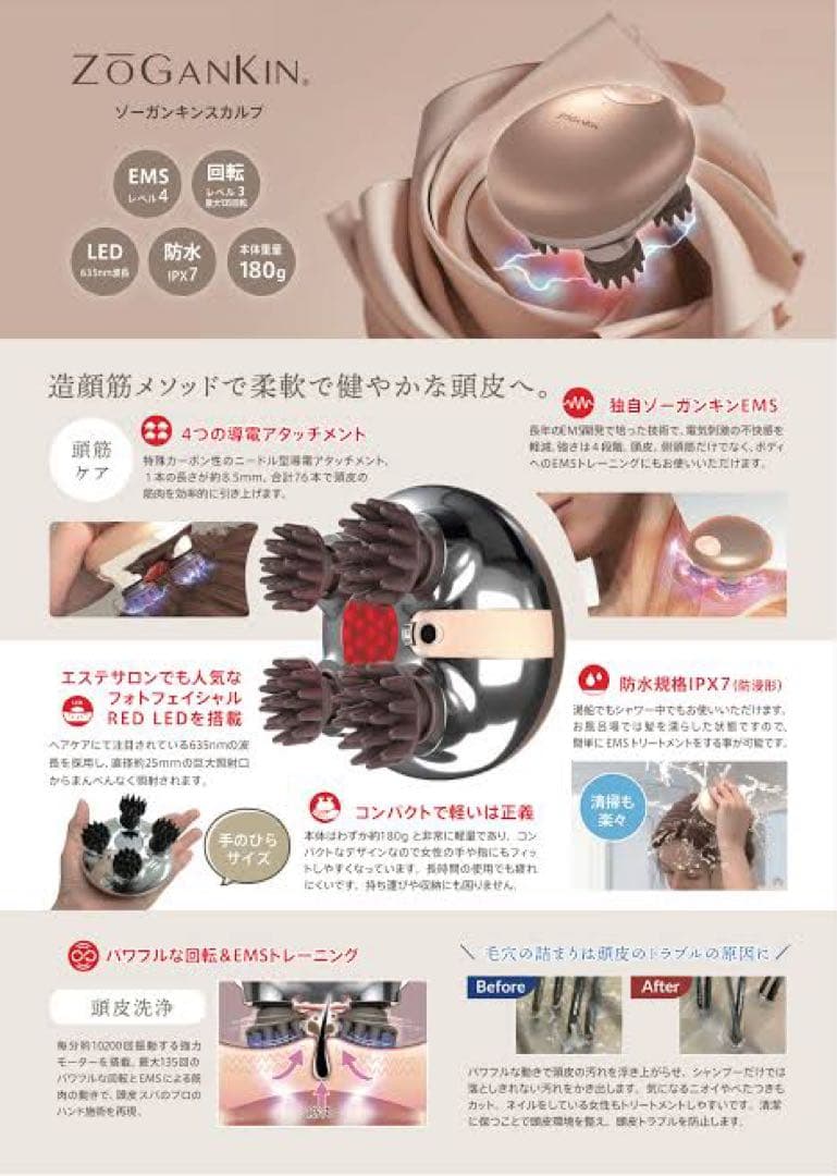 【新品未使用】 ゾーガンキンスカルプ　ZOGANKIN