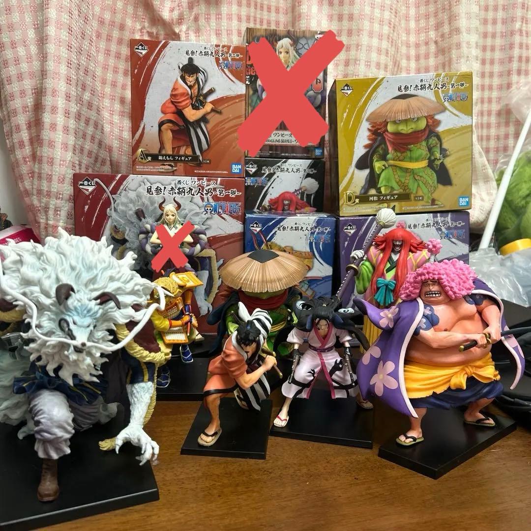 ワンピース フィギュア 7体セット まとめ売り - メルカリ