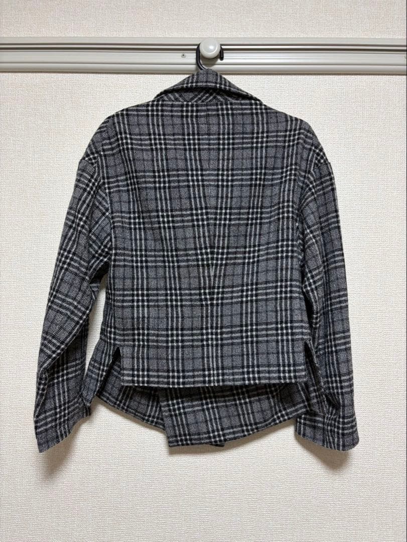 ヨウジヤマモト FV-J26-137 チェック ジャケット - メルカリ