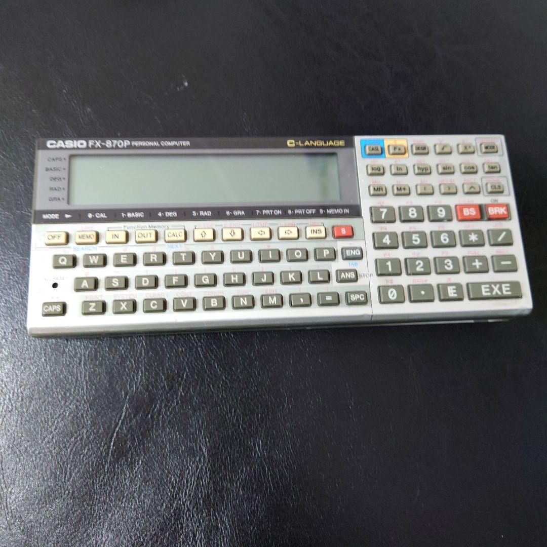 カシオ　ポケットコンピュータ　FX-870P Casio - FX-870p - - Pocket computer - Casio FX870p - Casio.ledudu