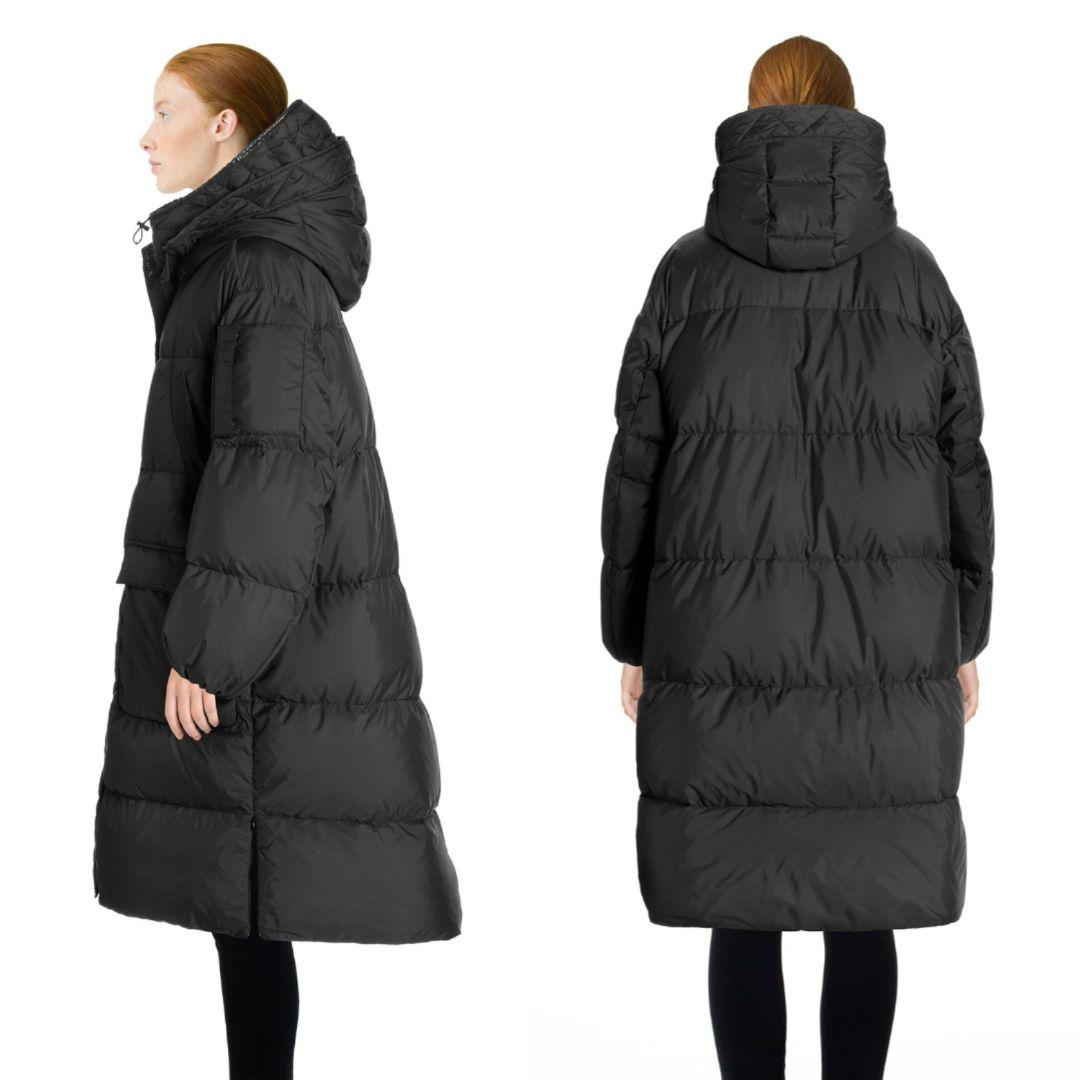 現行☆デュベティカ D DOT DUE ロングダウンコート黒大きめ44-46XL