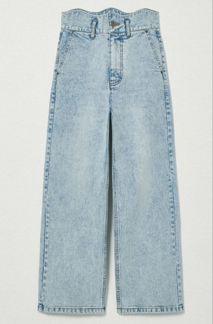 Eaphi】WAVE DESIGN HIGH WAIST DENIM - メルカリ