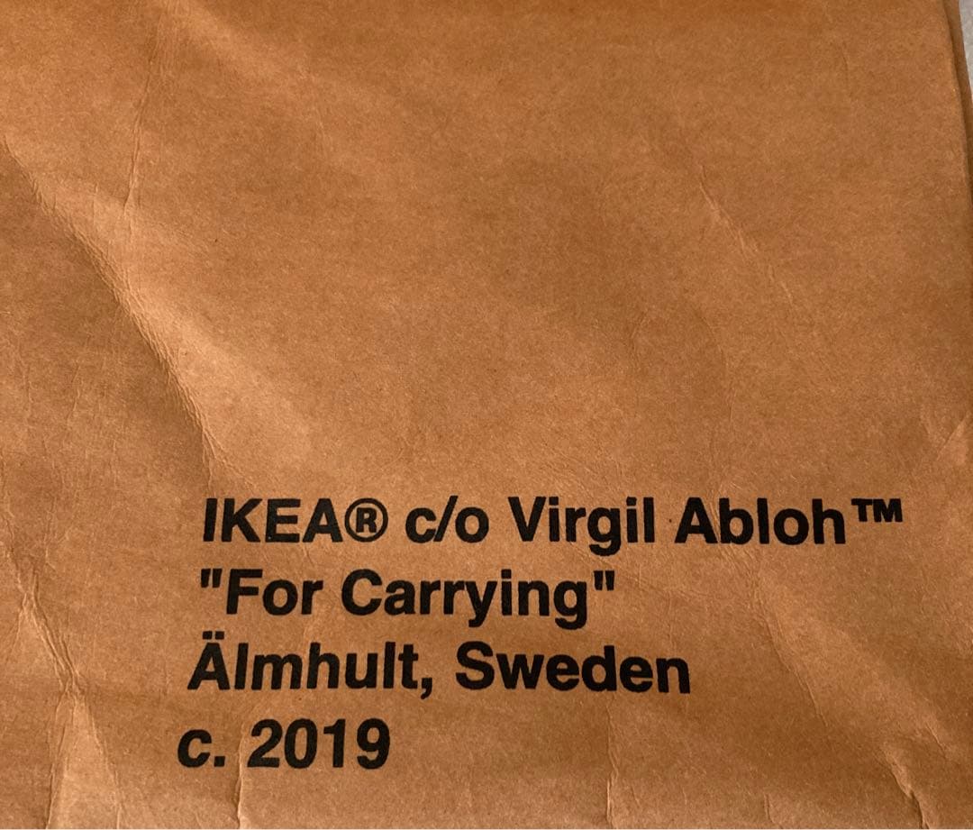 新品】IKEA x OFF-WHITE バッグLサイズ - メルカリ