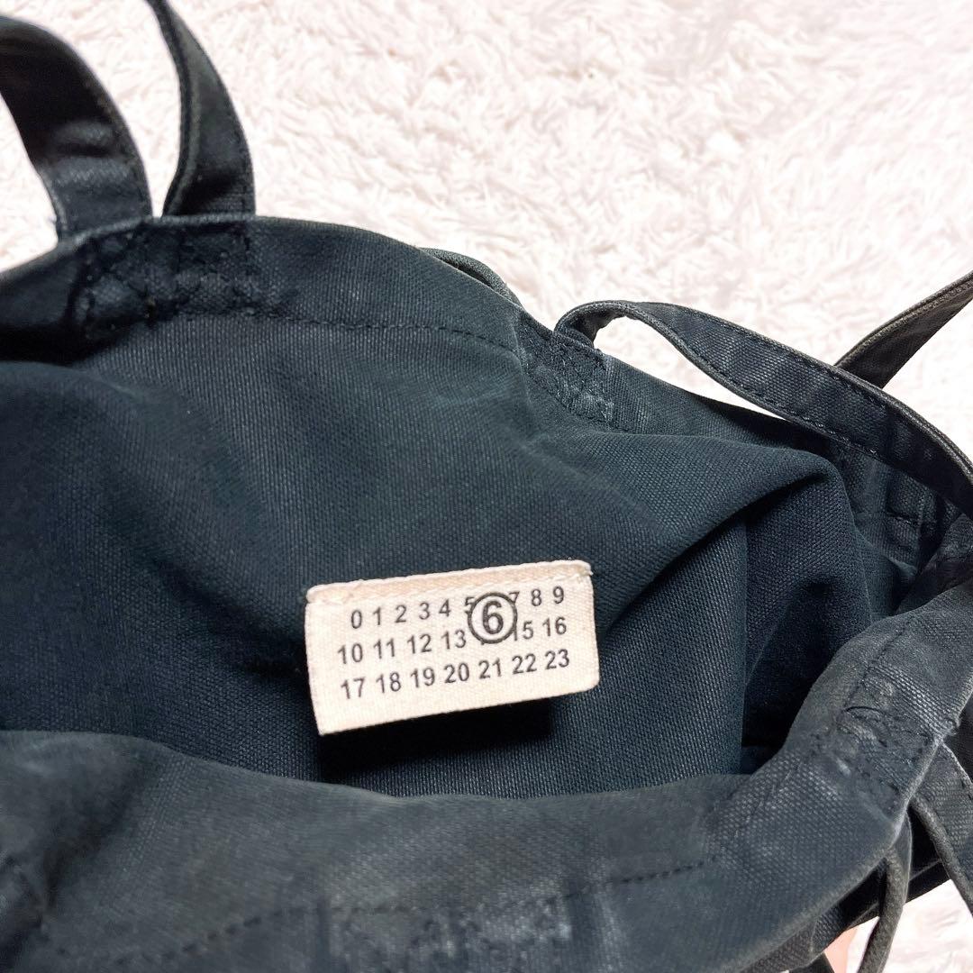 MM6 メゾンマルジェラ トート バッグ キャンバス ナンバー 大