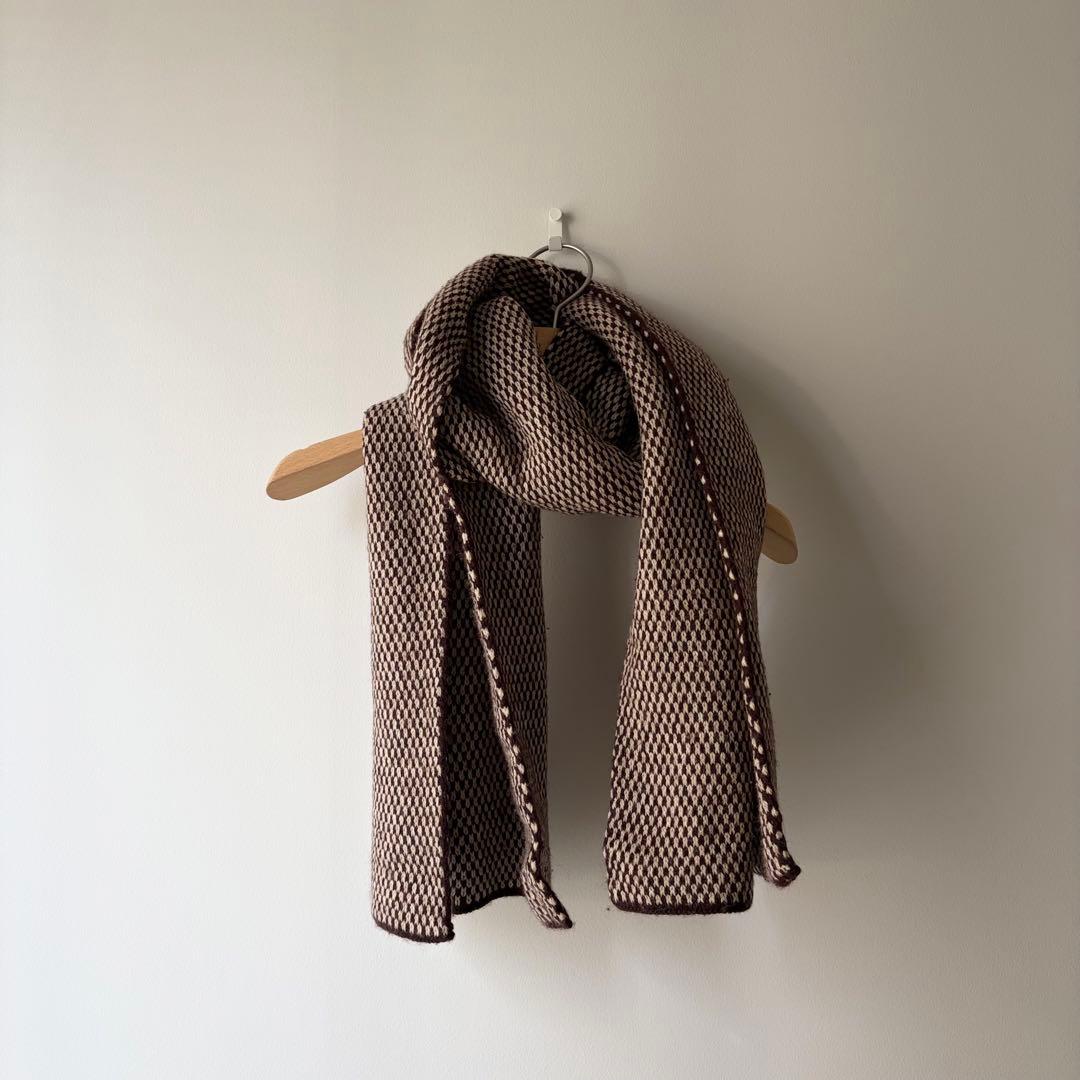 yourwear ユアウェアのウールジャカードストール ウールジャガードストール （yourwear／ユアウェア） | 服・服飾小物