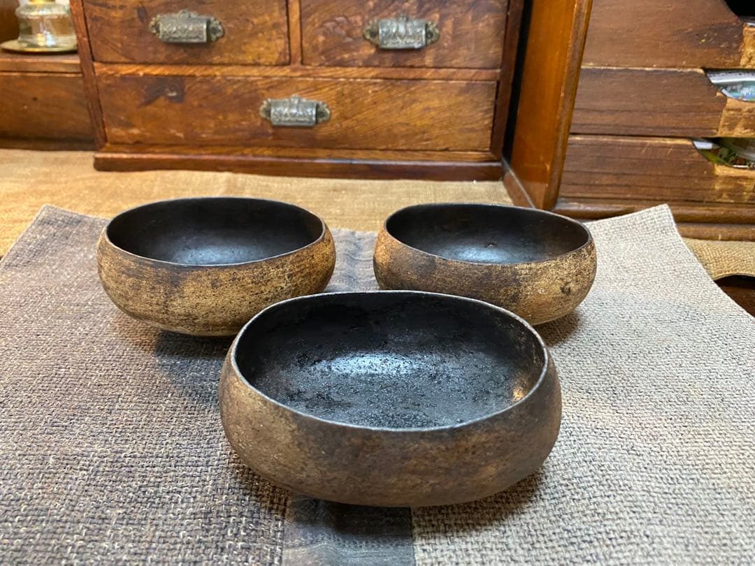 未使用 石原祥充 小鉢3個セット