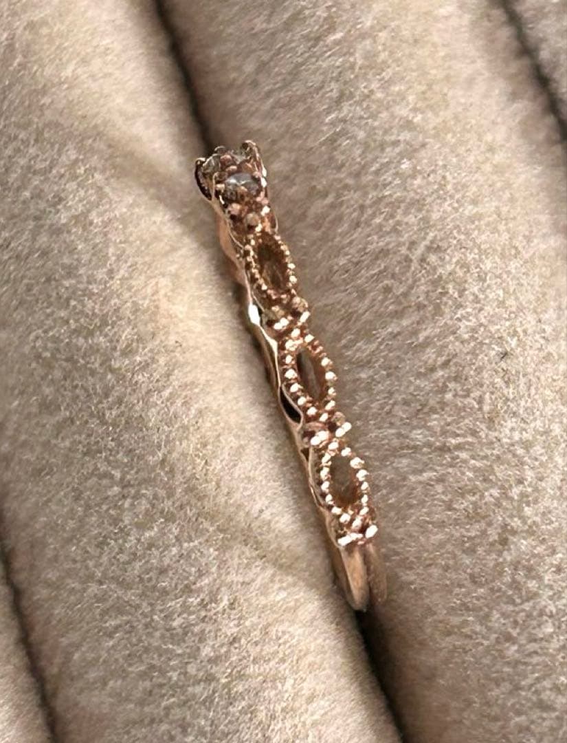 クミキョク　ダイヤモンド　リング　0.04ct