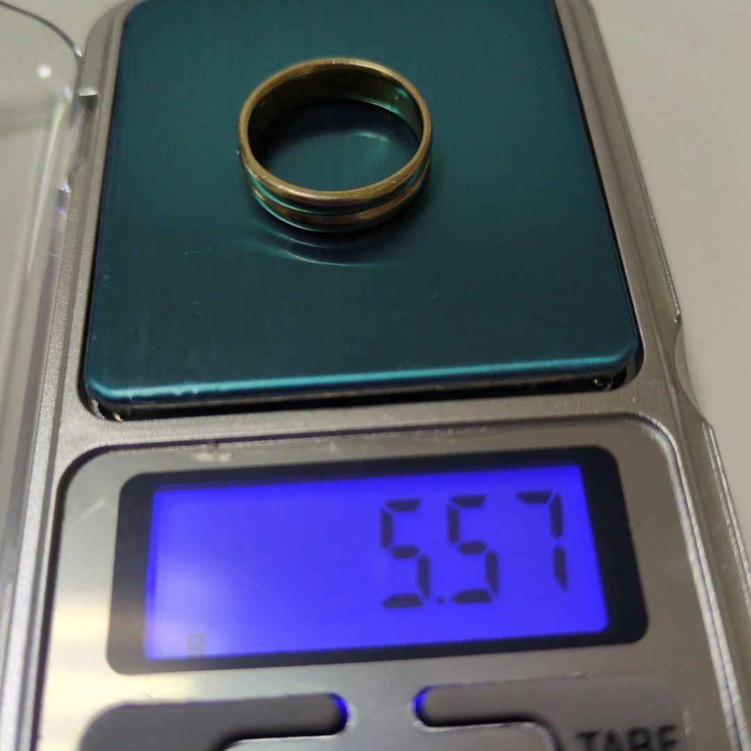 恆*洋様 WGk18リング 青色宝石付き - メルカリ