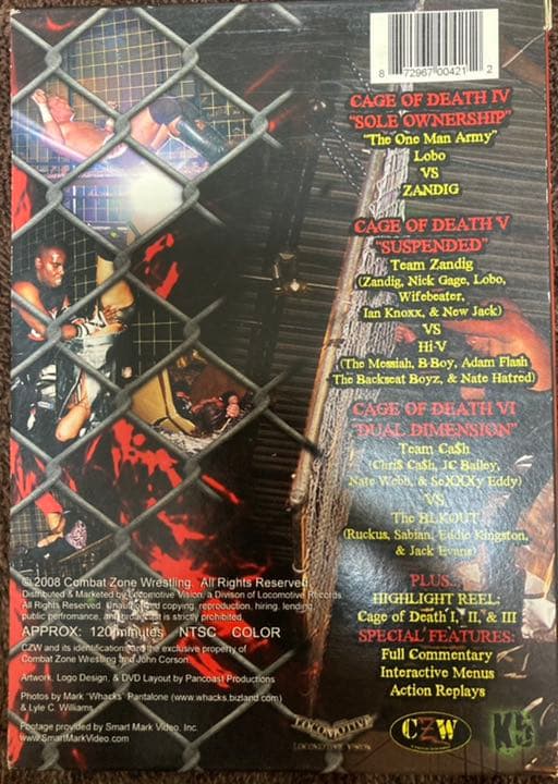 CZW ULTRAVIOLENT Cage fighting L108635022 - スポーツ・フィットネス